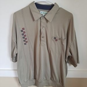 Haband Pull Over 3 Button Polo Shirt XL